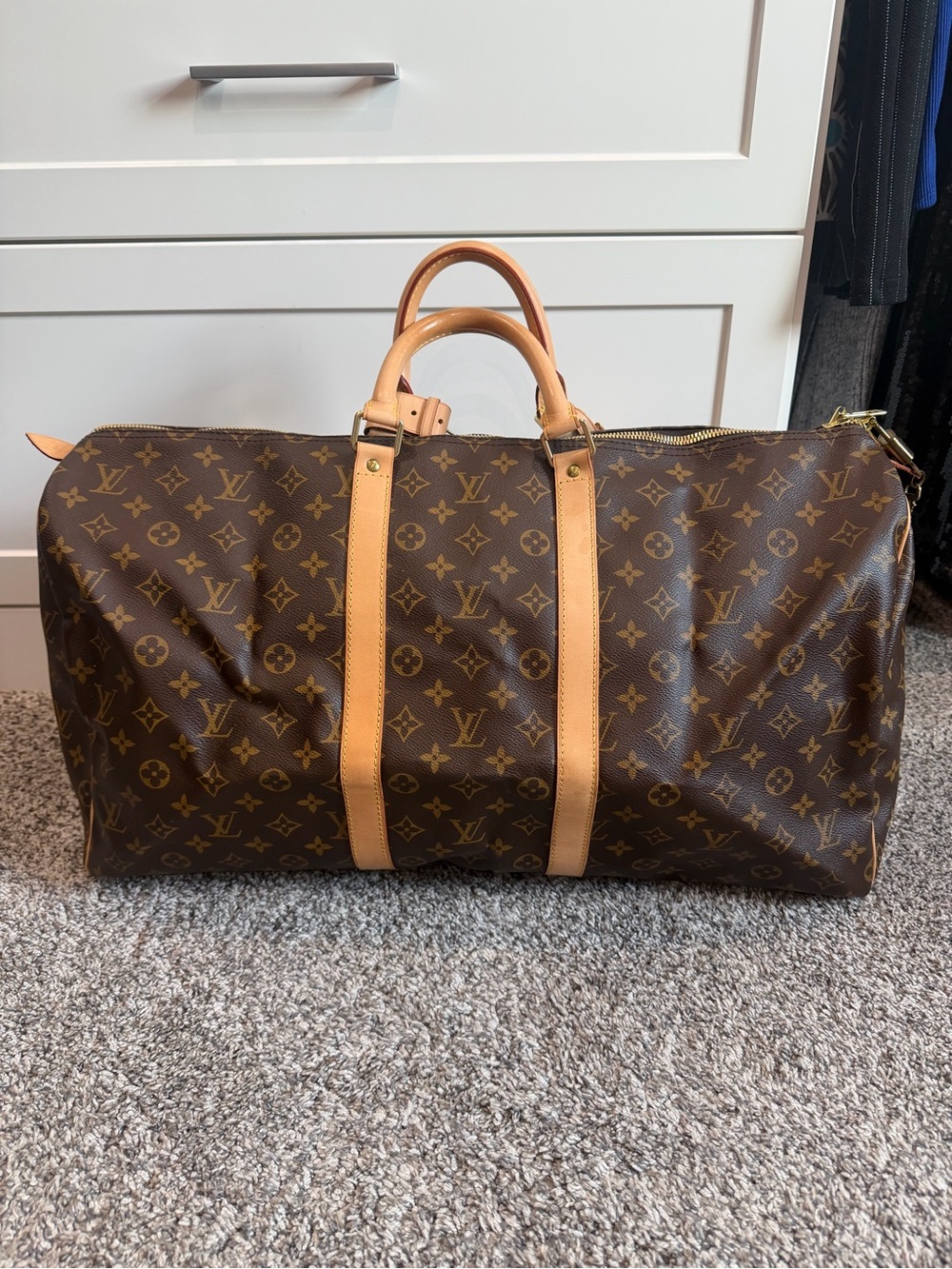 Louis Vuitton Monogram Keepall 55